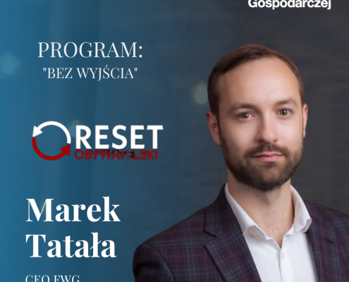 Wiceprezes Fundacji Wolności Gospodarczej, Marek Tatała, w rozmowie z Marcinem Celińskim i Radosławem Grucą, odpowiedział na pytania dotyczące wprowadzenia w Polsce waluty euro. Mówił również o działaniach w ramach kampanii prowadzonej przez FWG „Kurs Na Euro”. Więcej w programie Reset Obywatelski.