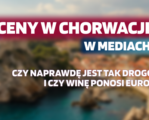 W związku z sezonem urlopowym pojawia się dużo narzekań na ceny w kurortach. Podobnie jak w polskim Rewalu, Kołobrzegu, czy Międzyzdrojach, obiektywnie drogo może być również w turystycznych miejscowościach w Chorwacji. Żadne dane nie pokazują jednak, że tamtejsze ceny są spowodowane przyjęciem euro. Odkąd Chorwacja wstąpiła do strefy euro, inflacja w ujęciu rocznym znacząco spada. W grudniu 2022 wynosiła jeszcze 12,7%, w maju 2023 już 7,9%.