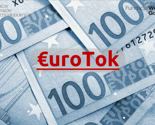 Jakie są korzyści i koszty przyjęcia euro? EuroTok to projekt Centrum Stosunków Międzynarodowych, mający na celu upowszechnianie informacji na temat euro wśród uczniów szkół ponadpodstawowych. W 2023 roku eksperci CSM przeprowadzili zajęcia dla ponad 200 młodych osób – przyszłych użytkowników nowej waluty w Polsce.