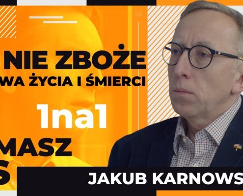 O zbożu, rolnikach, Ukrainie, wojnie i kwestii życia i śmierci, jaką jest jej wynik dla Polaków. Jakub Karnowski, Członek Rady FWG i Członek Rady Nadzorczej Kolei Ukraińskich, był gościem Tomasza Lisa w programie 1na1.