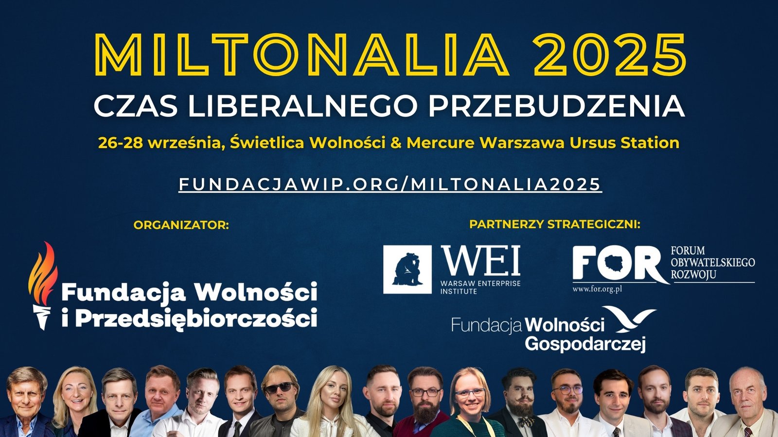 3 dni wyjątkowych paneli i networkingu. Okrągłe, dziesiąte Miltonalia odbędą się w tym roku w Warszawie w dniach 26-28 września. FWG po raz czwarty jest partnerem strategicznym wydarzenia. 